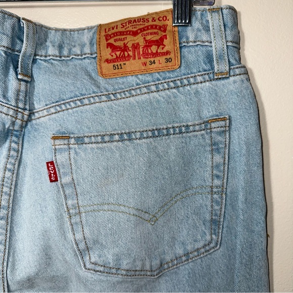 Levi’s 511 distressed jeans | men’s 34W 30L - Picture 3 of 6